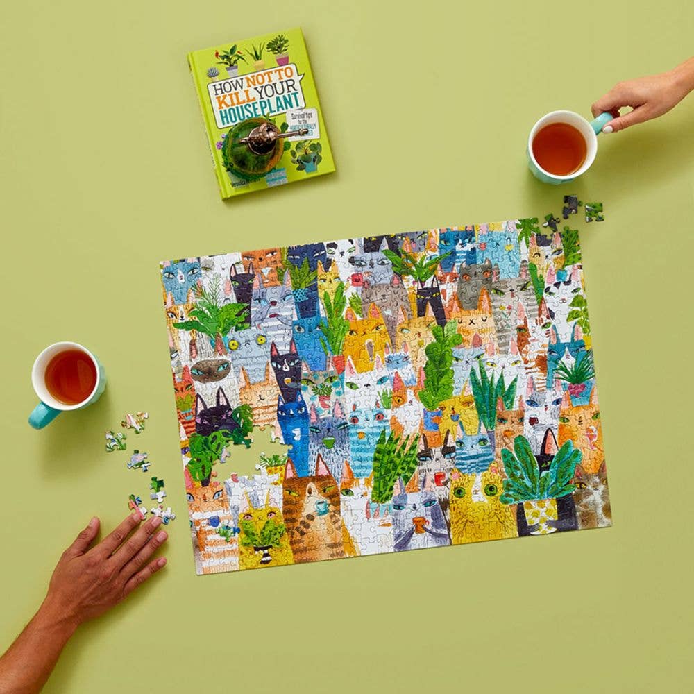WerkShoppe 500 Pc Puzzle – Cat Plant Exchange