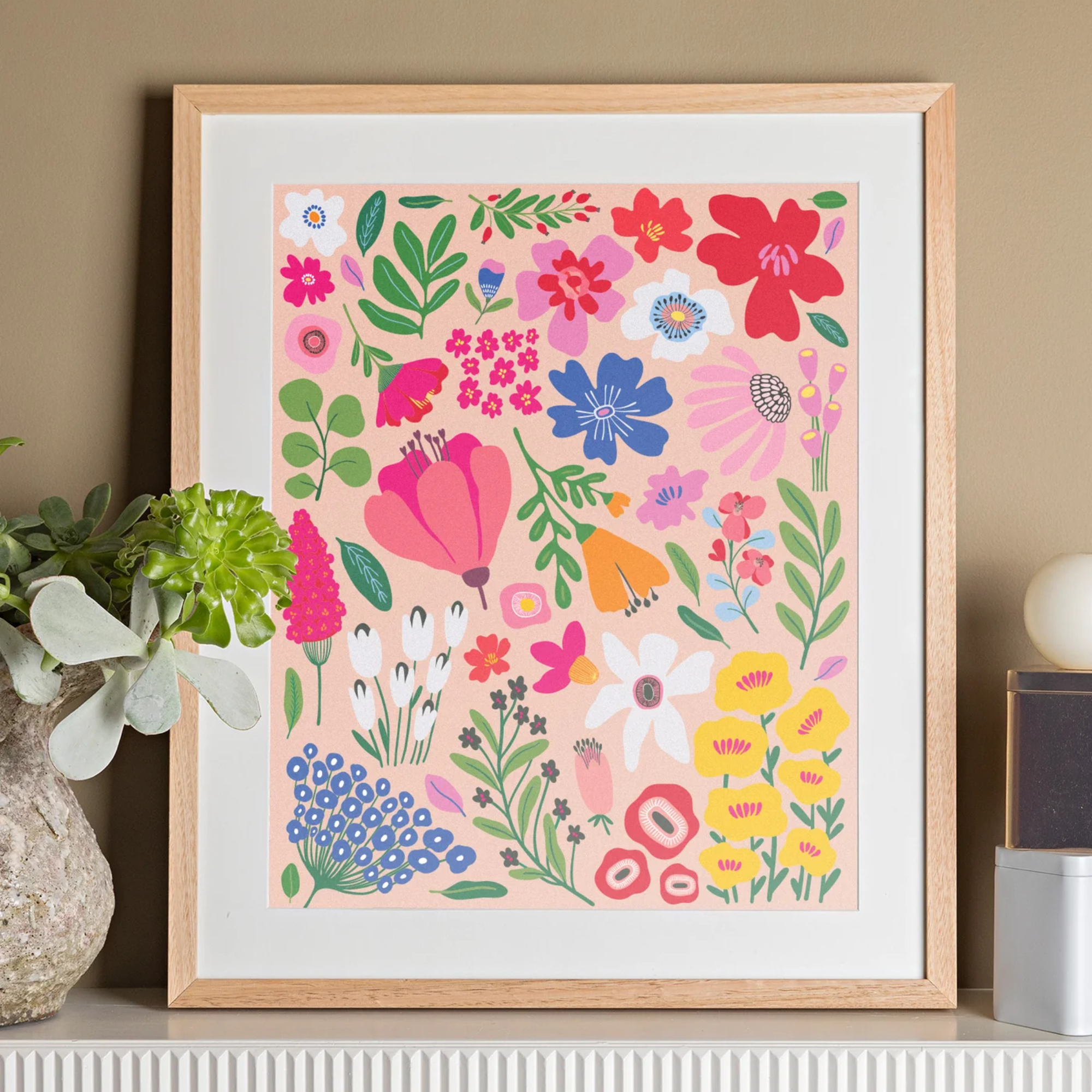 Pressed Flowers - Paint by Numbers Kit