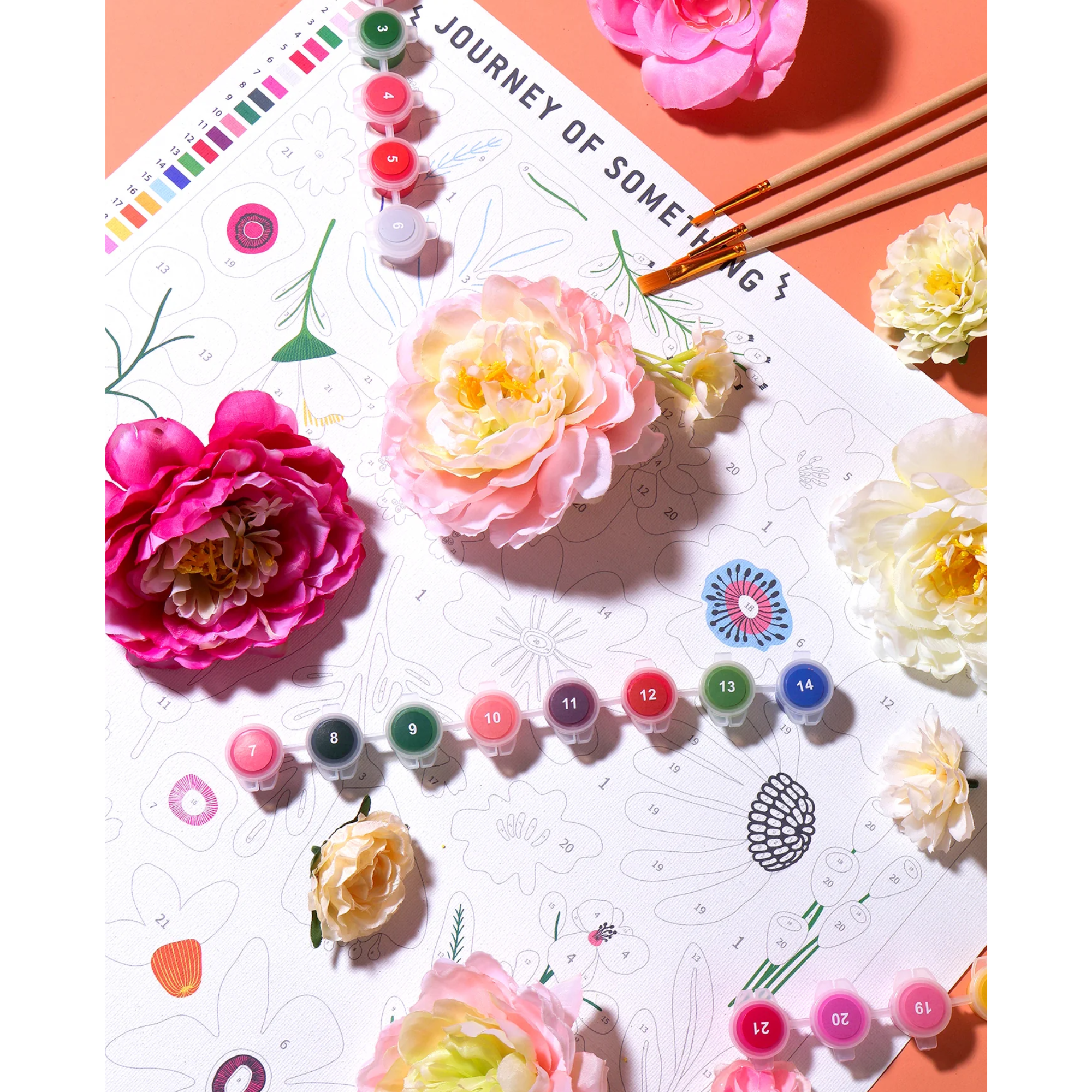 Pressed Flowers - Paint by Numbers Kit