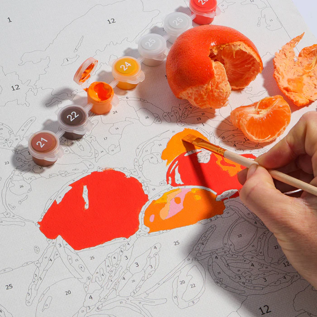 Bowl of Oranges - Paint by Numbers Kit
