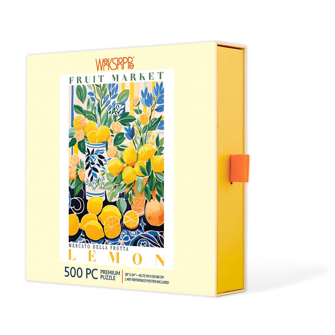 WerkShoppe 500 Pc Puzzle - Fruit Market Lemons