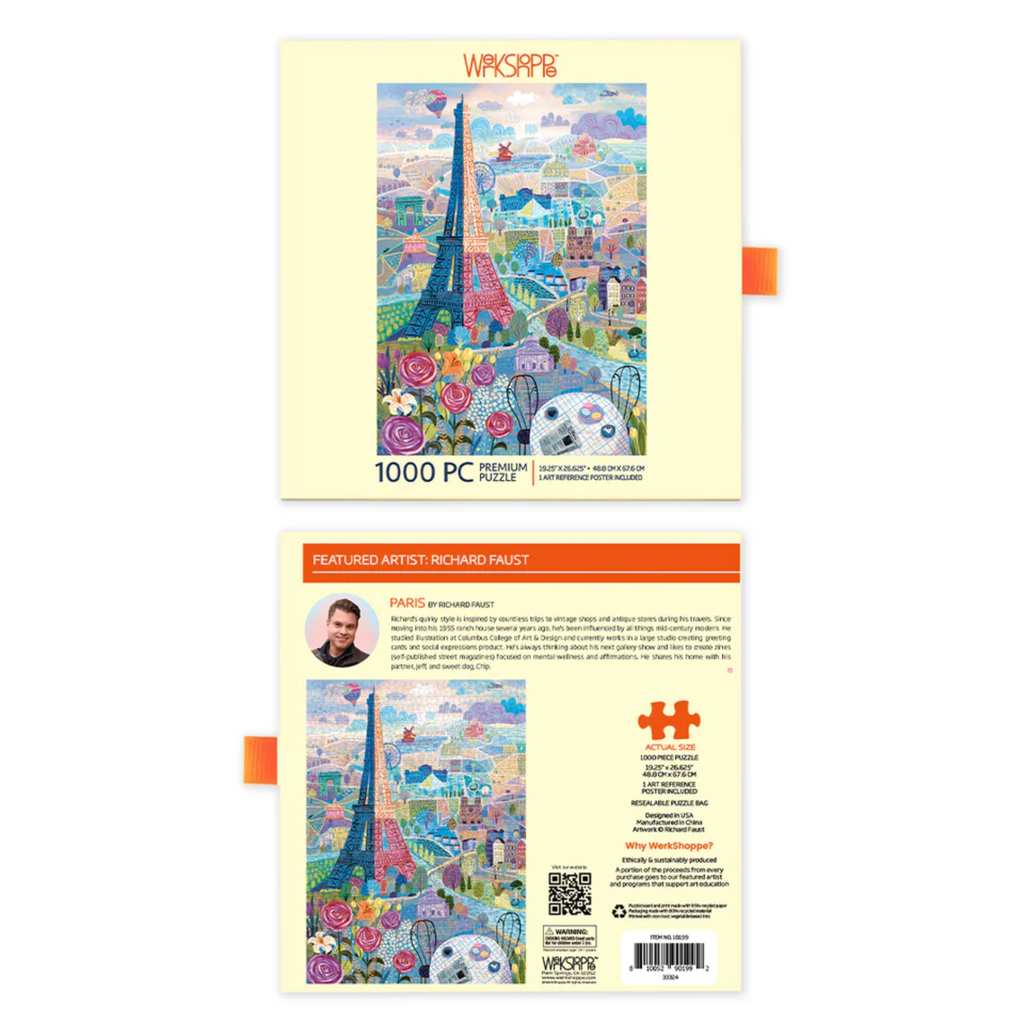 Paris - 1000 Piece Puzzle (WerkShoppe)