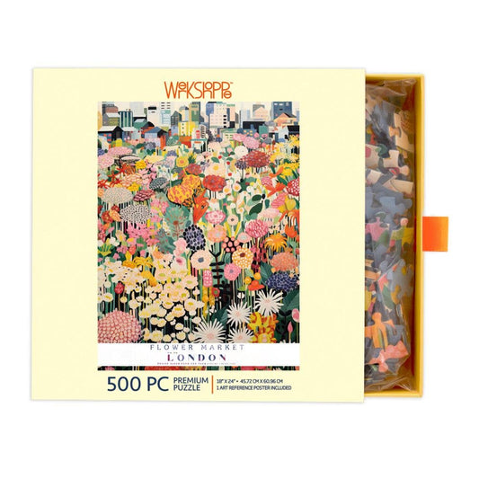 WerkShoppe 500 Pc Puzzle – London Flower Market