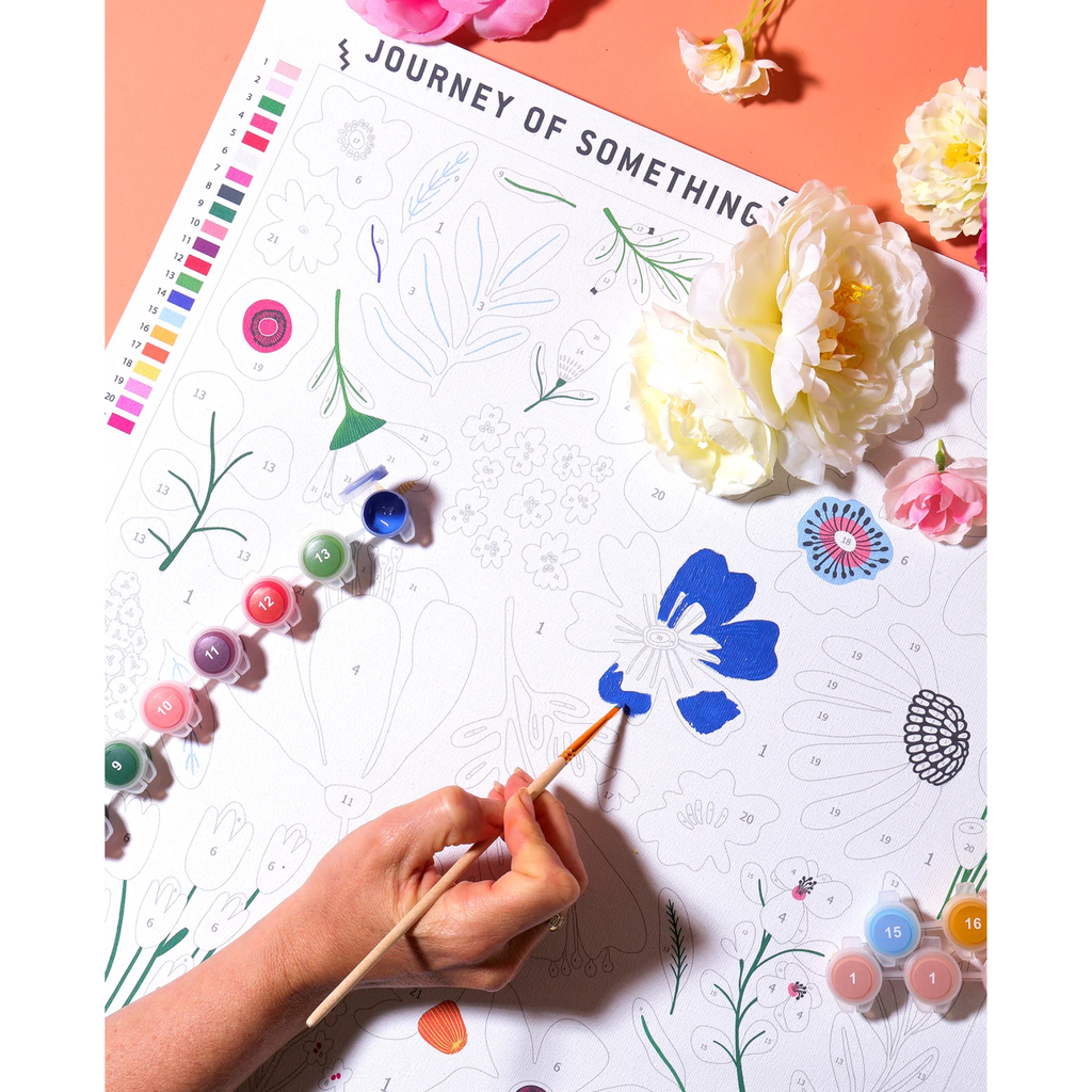 Pressed Flowers - Paint by Numbers Kit
