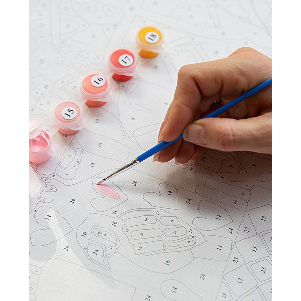 Bowl of Oranges - Paint by Numbers Kit