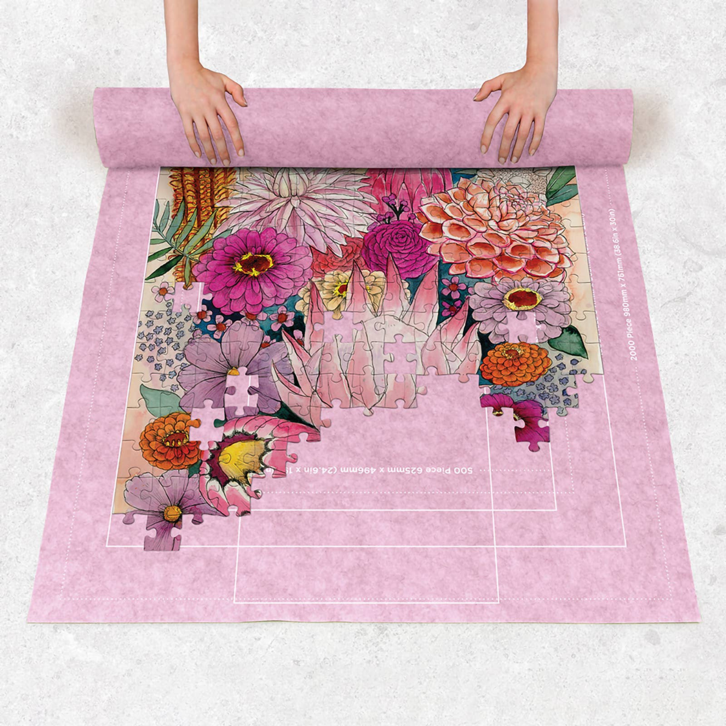 Jigsaw Puzzle Felt Roll