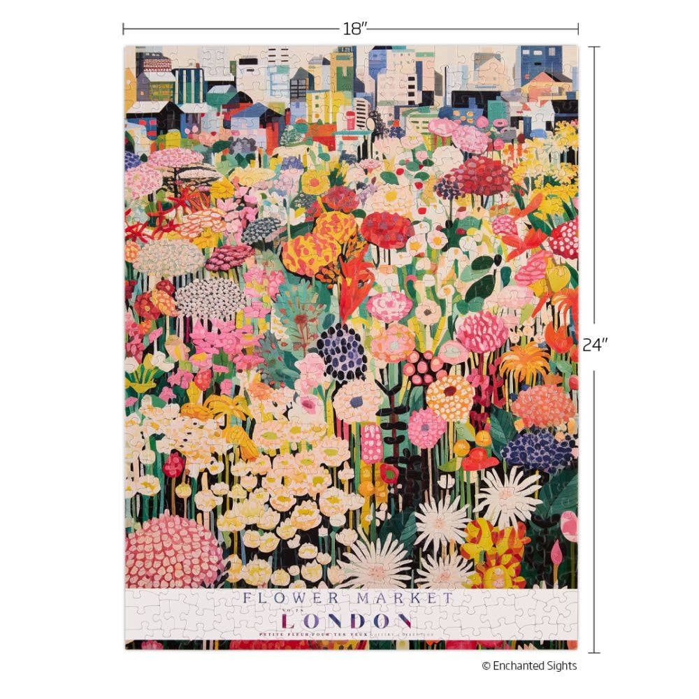 London Flower Market - 500 Piece Puzzle (WerkShoppe)